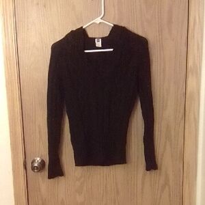 GAP Women's Black V-Neck Sweater